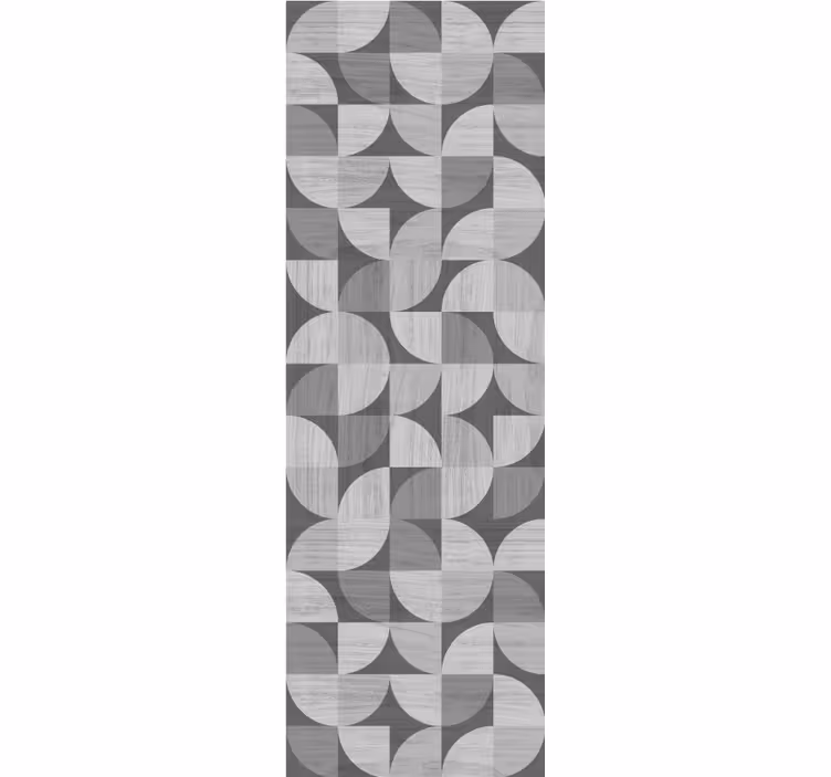 šedé abstraktní zakřivené tvary Geometrická tapeta - TenStickers