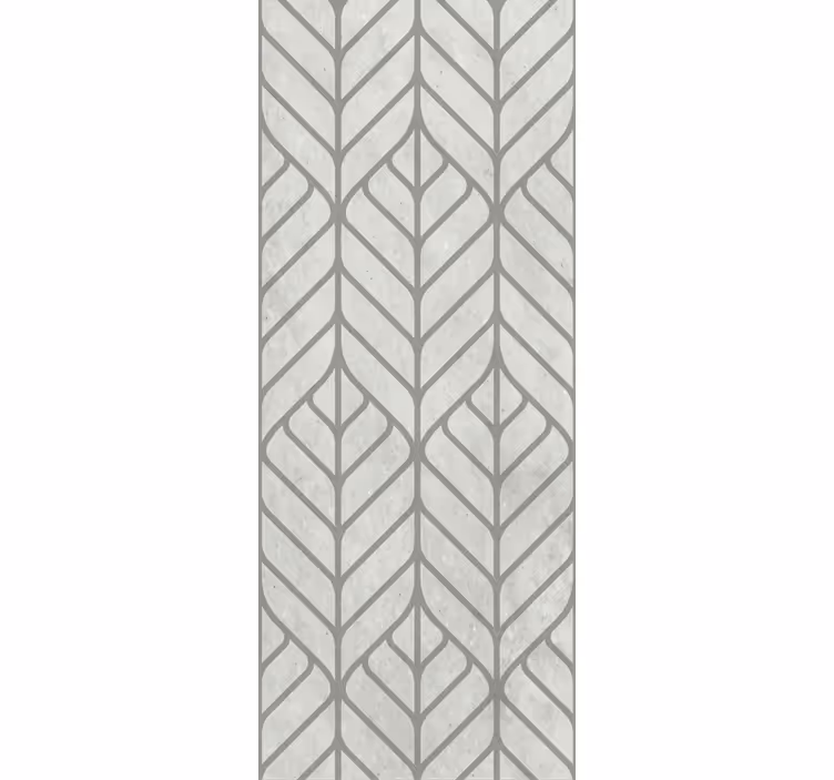 Listový geometrický design Tapeta do obývacího pokoje - TenStickers