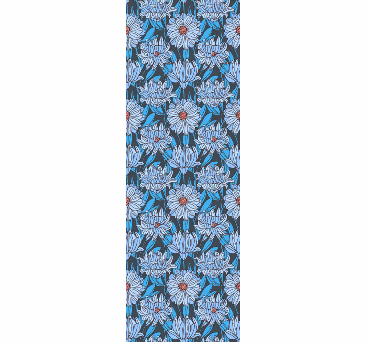 Svěží květinový design květinová tapeta - TenStickers