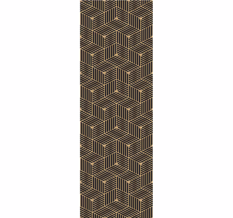 Návrh vrstveného vzoru Geometrická tapeta - TenStickers
