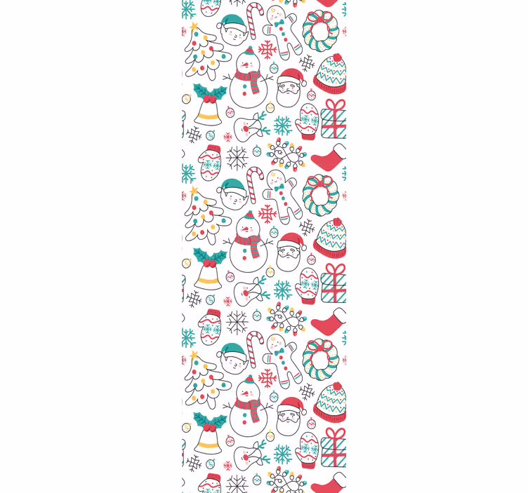 Slavnostní zimní chvíle Vánoční tapeta - TenStickers
