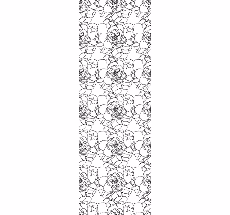 Květinový ornament tapeta elegantní květinový rozkvět - TenStickers