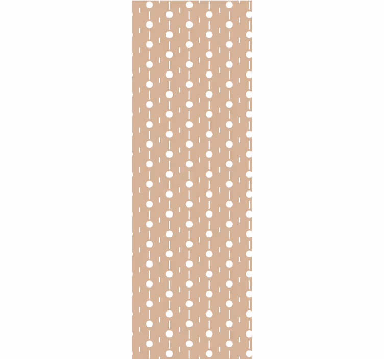 Kruhové bílé tečky Tapeta tečka - TenStickers