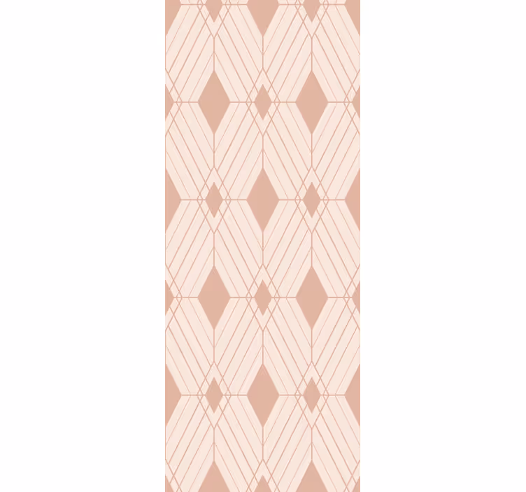 Pastelové dekorační diamanty Geometrická tapeta - TenStickers