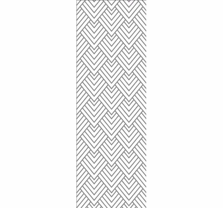 Chevronové linie Geometrická tapeta - TenStickers