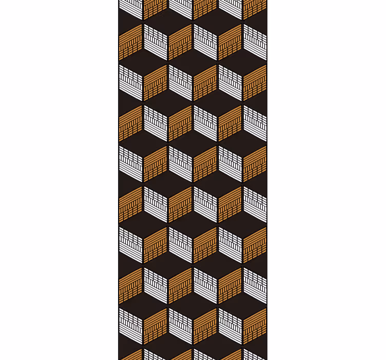 Umění kubické iluze 3D tapeta - TenStickers