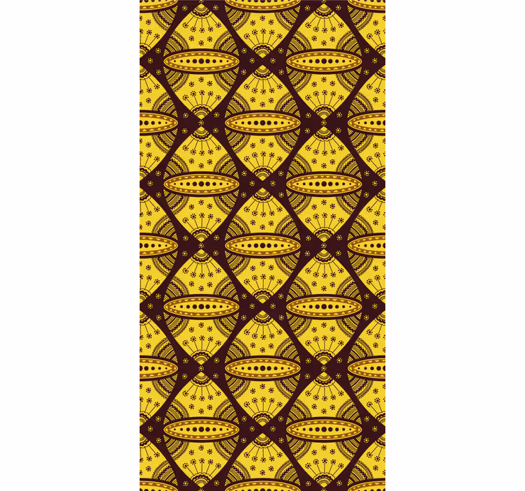 Elegantní květinové vibrace Květinový ornament tapeta - TenStickers