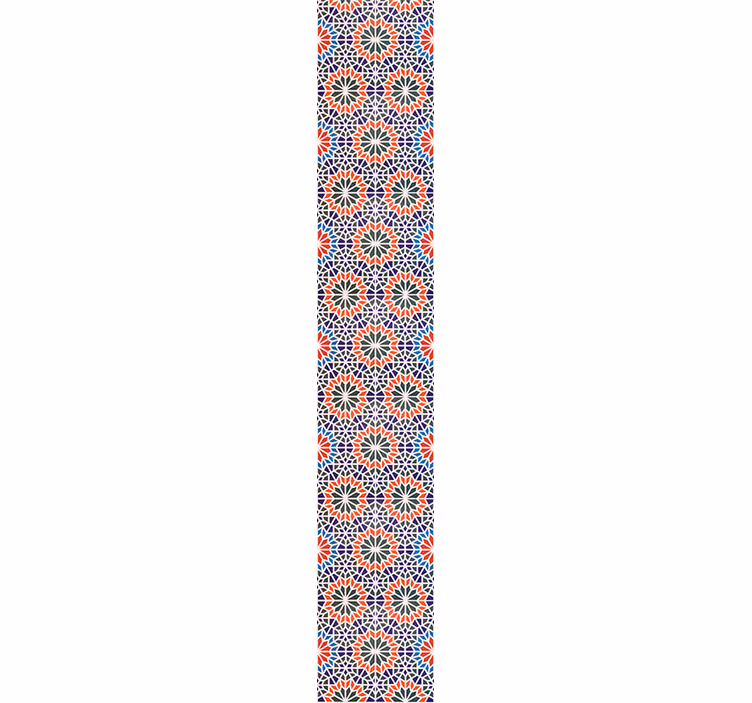 Geometrické květinové motivy Květinový ornament tapeta - TenStickers
