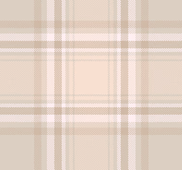 burberry vzor Tapeta do obývacího pokoje - TenStickers