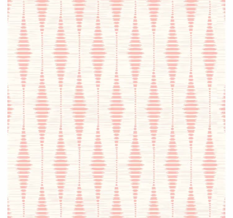 Pastelově růžová rabaul ikat Geometrické tapety - TenStickers