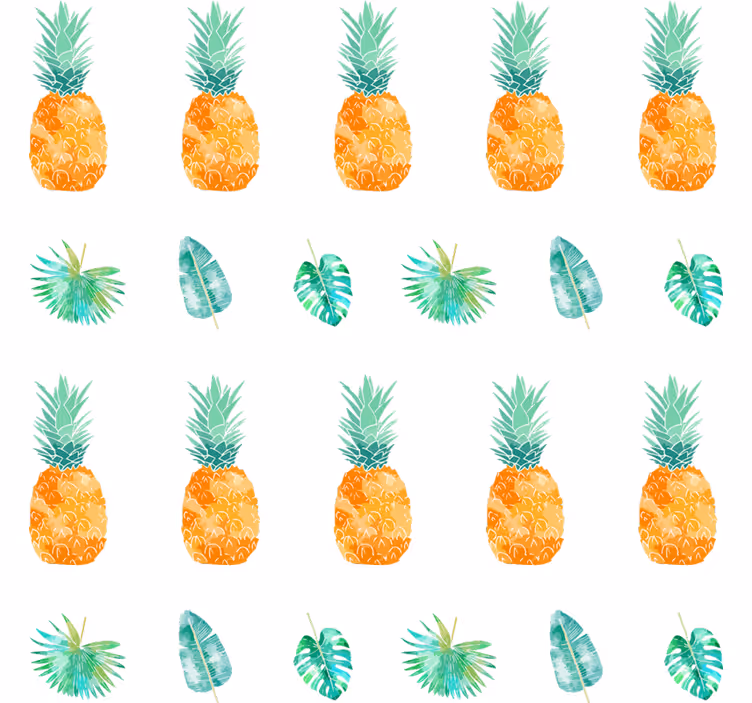 Příroda tapeta ananasový koncept - TenStickers