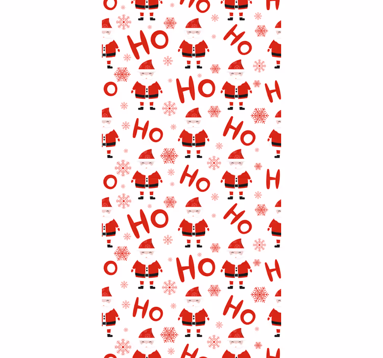 Vánoční tapeta santa claus hihihi - TenStickers
