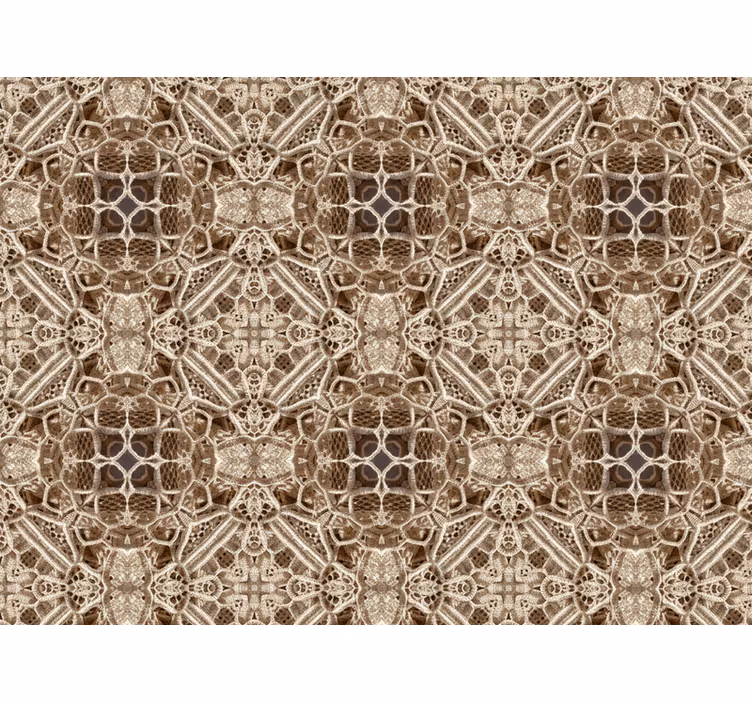 Tapeta do obývacího pokoje krajkový kaleidoskop - TenStickers