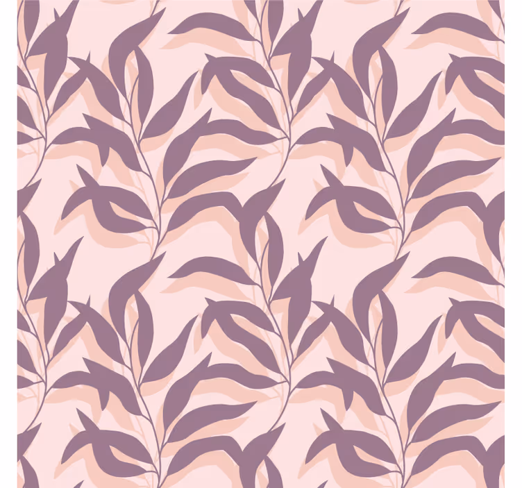 Tapeta do ložnice palma tropical blush - TenStickers