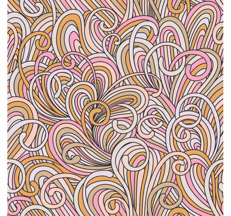 Tapeta do ložnice kallax abstraktní design - TenStickers