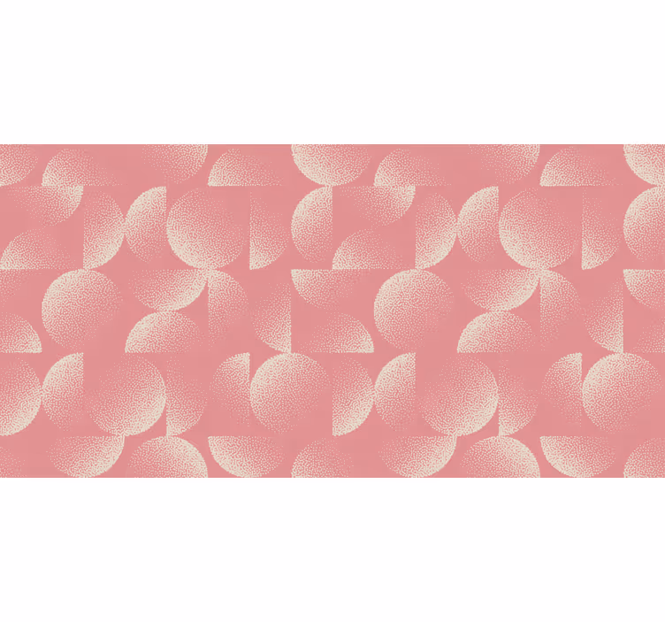 Tapeta do ložnice pastelové půlkruhy - TenStickers