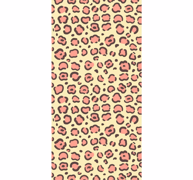 Tapeta do ložnice s texturou leopardí srsti - TenStickers