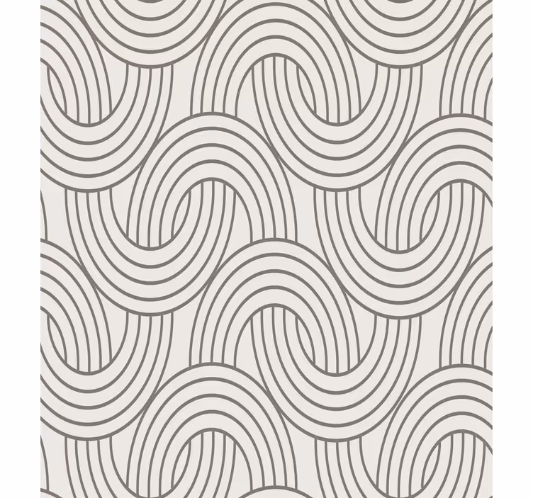 Tapeta do obývacího pokoje s iluzivním art deco vzorem - TenStickers