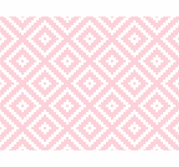 Textury a vzory tapet růžové čtverce geometrie - TenStickers