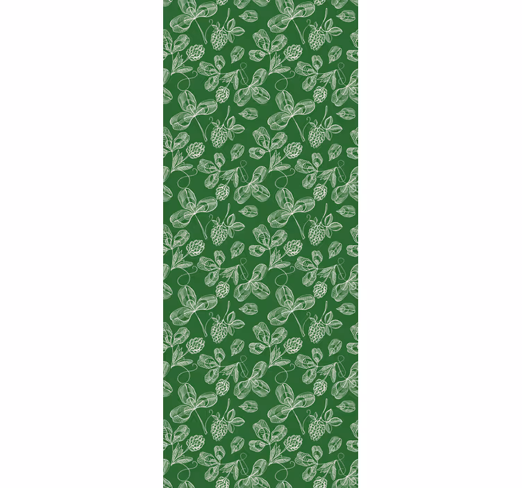 Tapeta do ložnice s motivem zelené magnolie - TenStickers