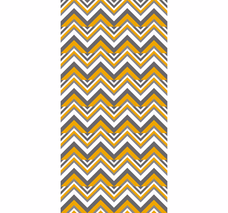 Tapeta do ložnice ve stylu chevron - TenStickers