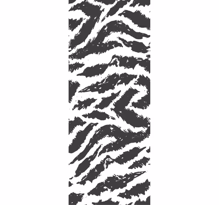Zvířecí tapeta zebra pruhy koncept - TenStickers