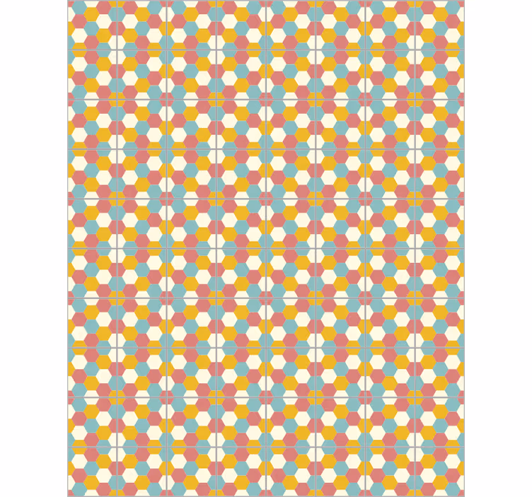 Kancelářská tapeta s geometrickým vzorem - TenStickers