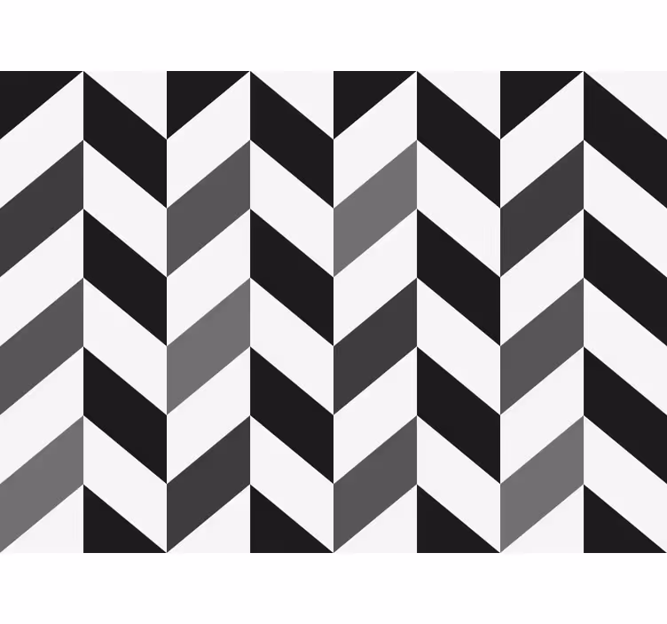 Kancelářská tapeta chevron kontrast - TenStickers