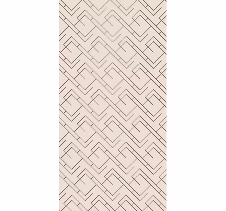 Tapeta pro chodby s geometrickým labyrintem - TenStickers