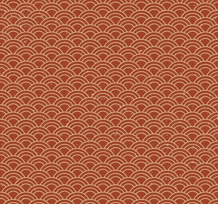 Tapeta pro chodby japonská vlna ve vintage stylu - TenStickers