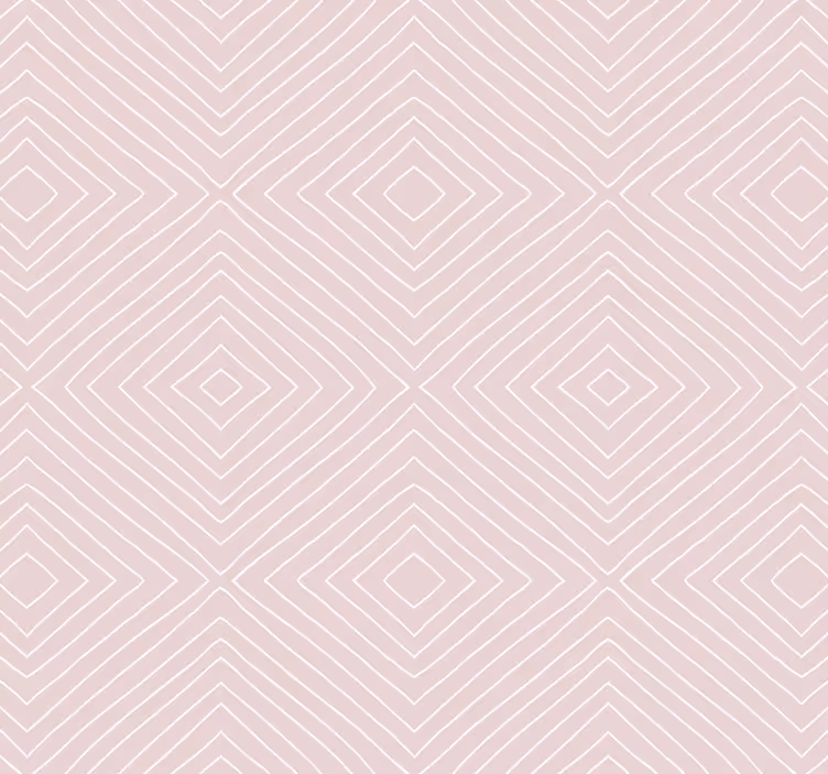 Tapeta pro chodby s minimalistickým růžovým vzorem - TenStickers