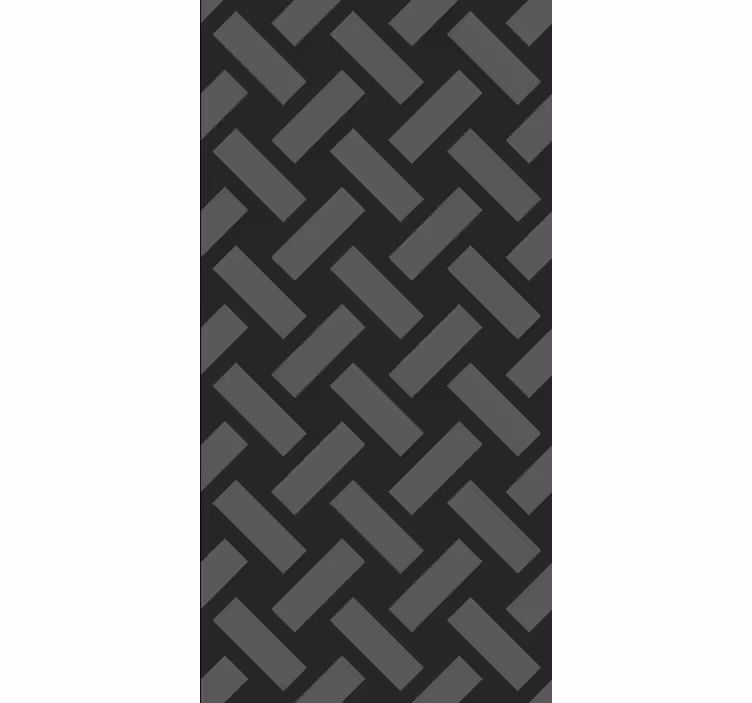 Tapeta pro chodby s geometrickým černým vzorem - TenStickers