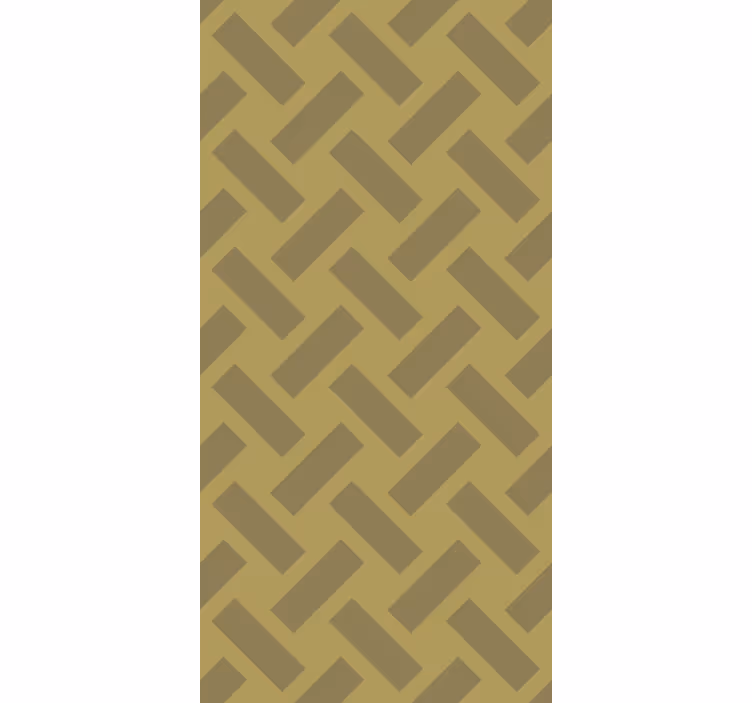 Tapeta pro jídelny geometrický žlutý čtvercový vzor - TenStickers