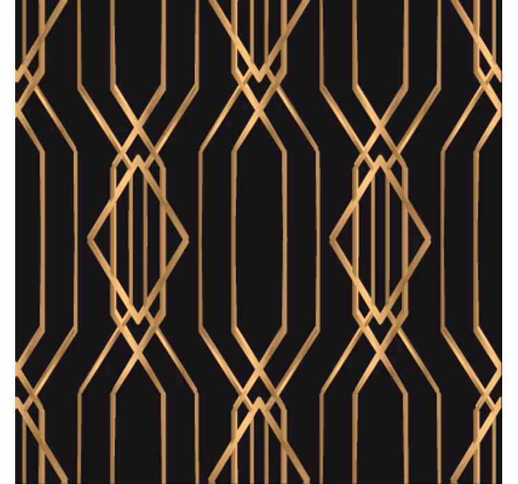Tapeta pro jídelny v elegantním art deco stylu - TenStickers