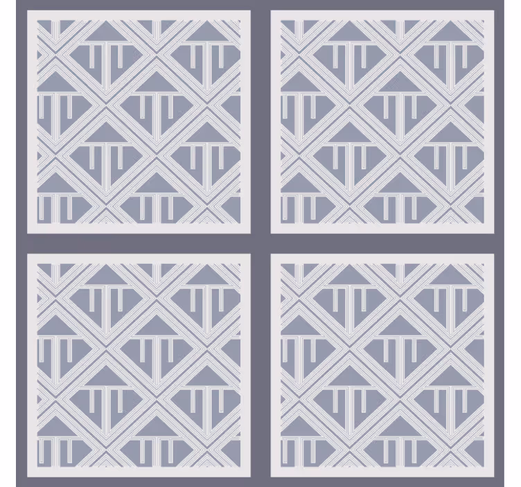 Tapeta pro jídelny geometrické vzory - TenStickers