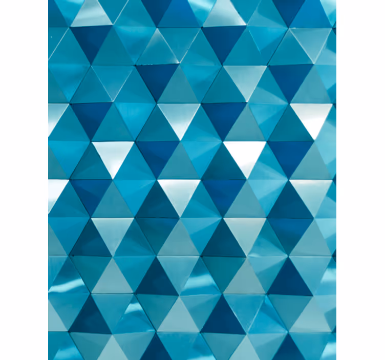 Geometrická tapeta s trojúhelníkovým vzorem - TenStickers