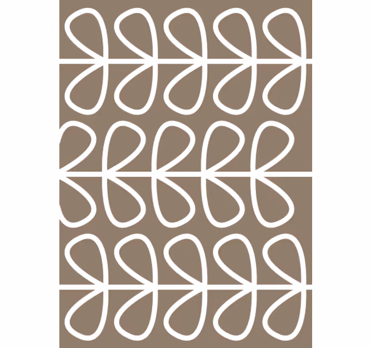 Geometrická tapeta s vzorem geometrických smyček - TenStickers