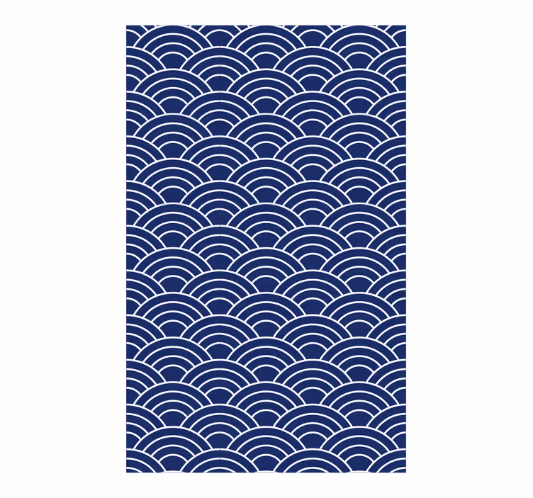 Geometrická tapeta vlnkový vzor - TenStickers