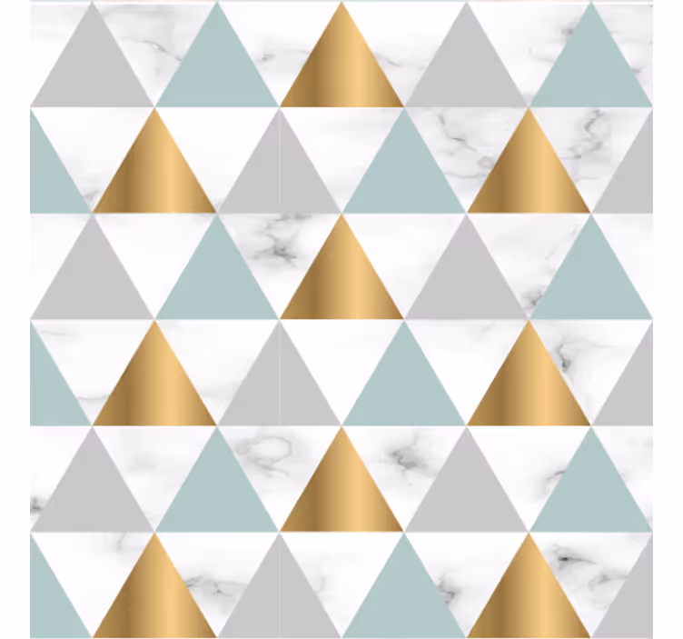 Geometrická tapeta geometrická triáda - TenStickers
