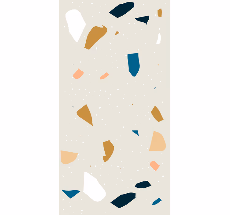 Geometrická tapeta terrazzo stříkání - TenStickers