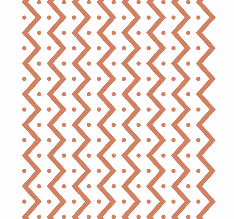 Geometrická tapeta zikzak a tečky - TenStickers