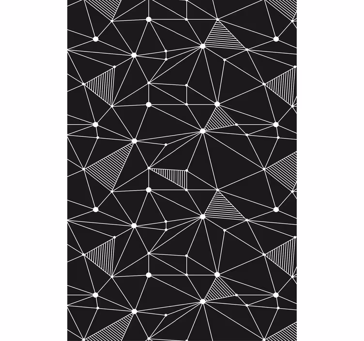 Geometrická tapeta s odvážnými tvary - TenStickers