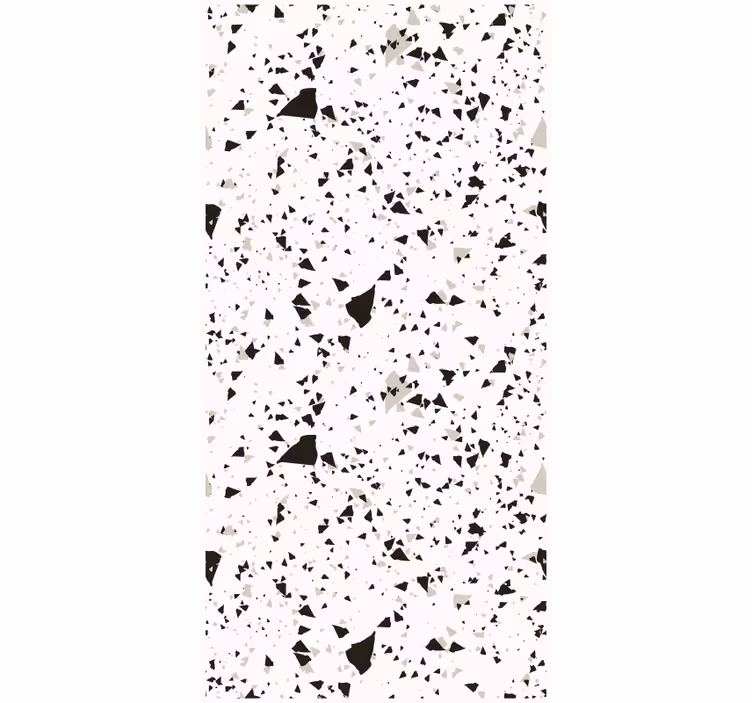 Tapeta ostatní textury Šedý bílý a černý terrazzo - TenStickers