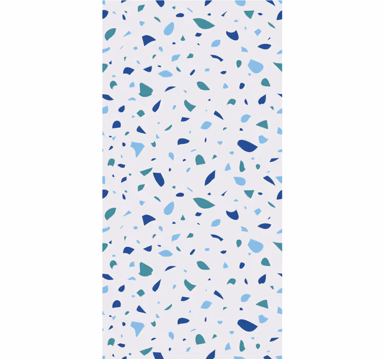 Tapeta ostatní textury modré tóny terrazzo - TenStickers