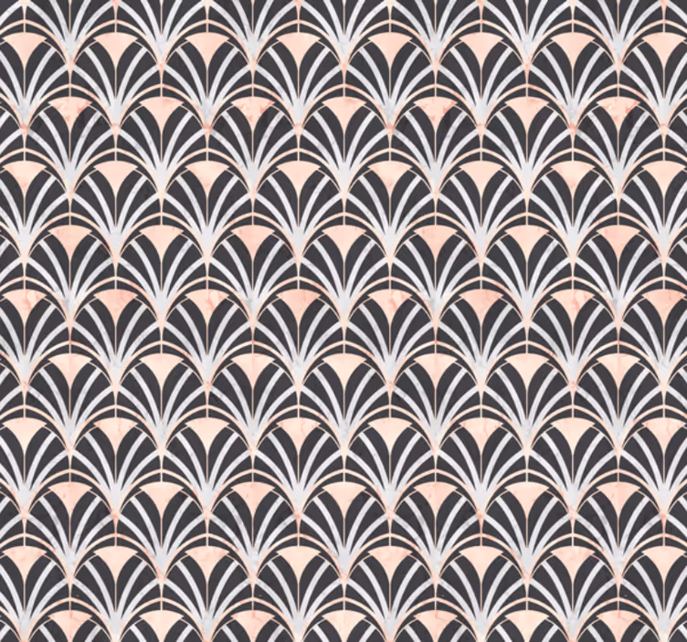 Zkontrolovaná tapeta s efektem mramoru art deco - TenStickers