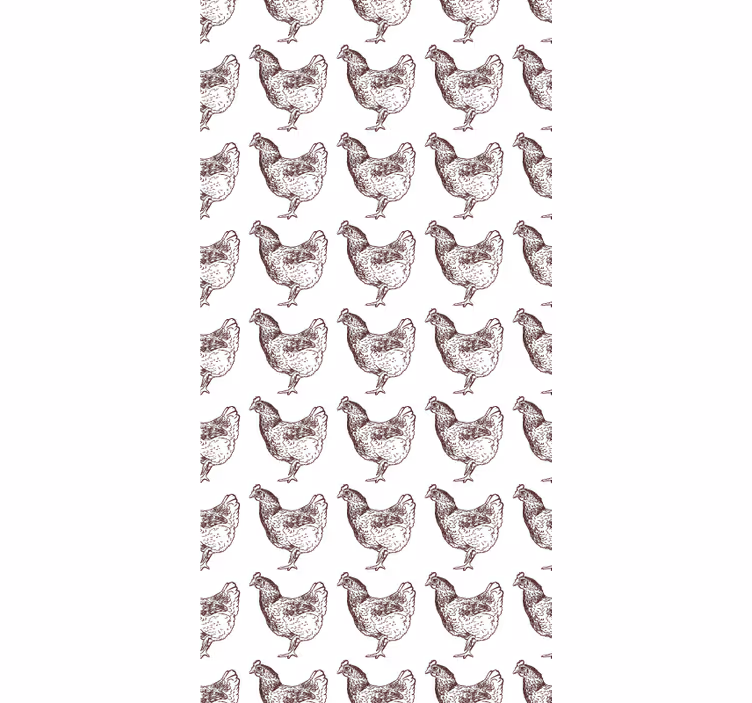 Tapeta do dětského pokoje s originálním designem kuřat - TenStickers