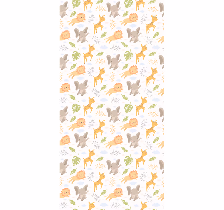 Tapeta do dětského pokoje se severským safari stylem - TenStickers