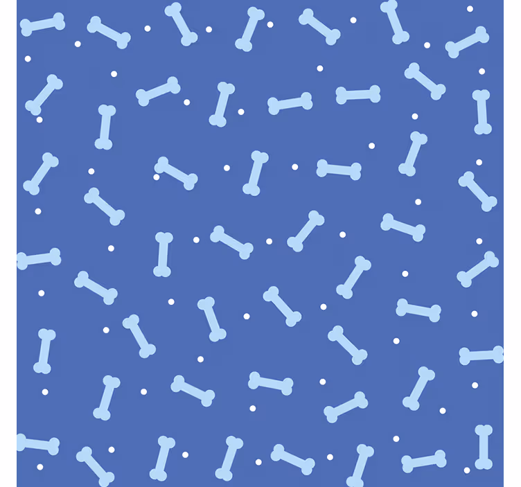 Tapeta do dětského pokoje s motivem psích kostí - TenStickers