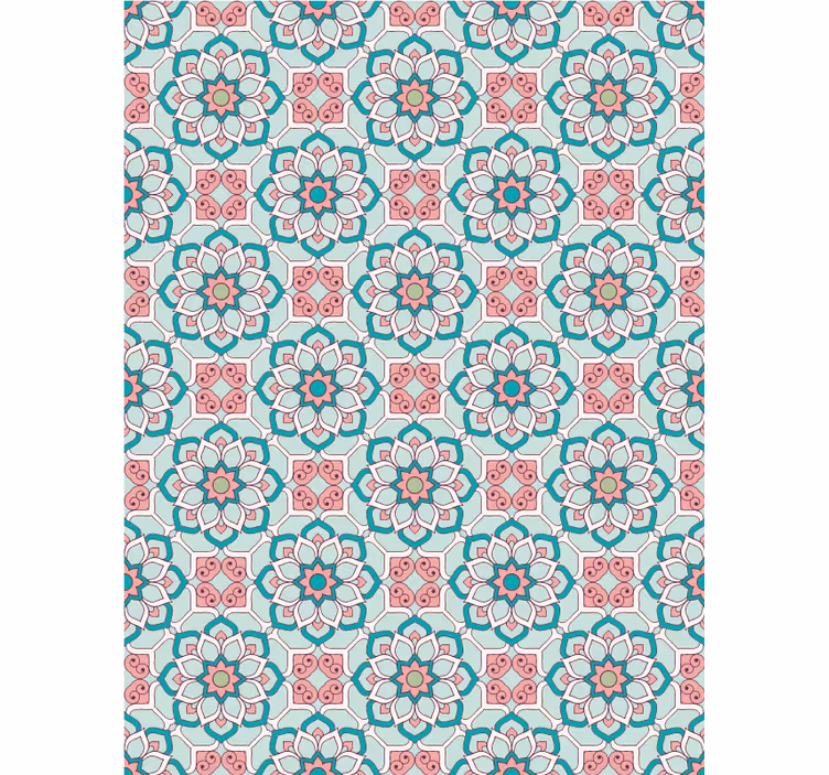 Tapeta pro chodby ve stylu babičky chic - TenStickers