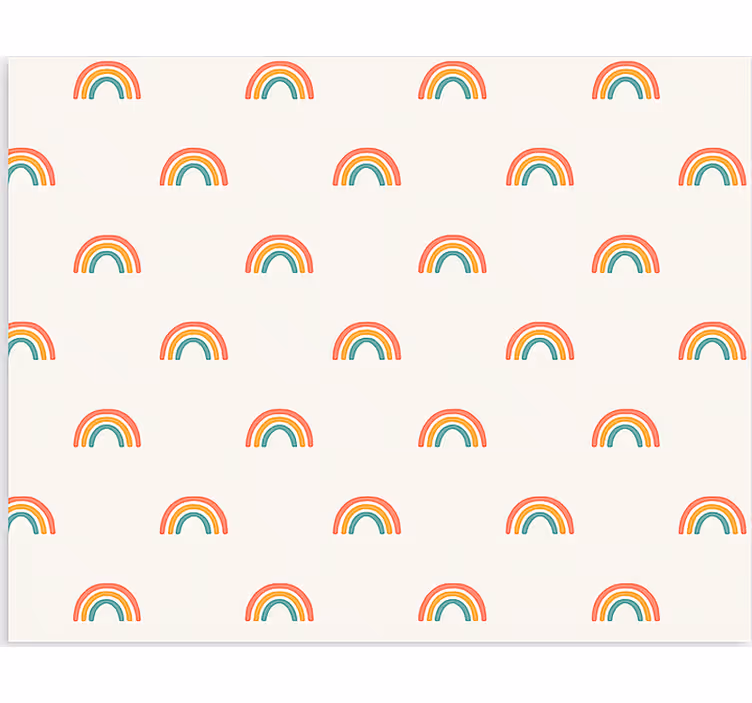 Severská tapeta barevné kaskádové duhy - TenStickers